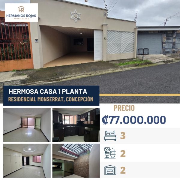 Casa en una planta , Residencial Monserrat